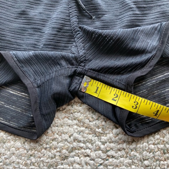 5/$15 Aloha Maui Sheer Black Striped Coverup Shorts Large - Picture 9 of 9